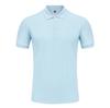 Polo Piqué de Algodón Puro de Color Puro 220g Holgado con Solapa Manga Corta Ropa de Trabajo Corporativa para Eventos Estampado Bordado Logotipo