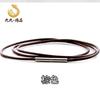 Corda de Colar Preta Corda de Cera Corda para Pendurar Corda de Couro Encerado Jade Ouro Jade Corda para Pingente DIY Masculina e Feminina