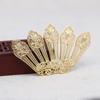 Yiwu ouro fio novo cor-preservação banhado a ouro varanda Base de Coroa flor grande cauda de pavão varanda feito à mão semi-acabado B928