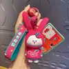Liquidación de colección de llaveros colgantes de personajes de dibujos animados IP auténticos, lindos colgantes de estrella-luna-conejo para bolsos de niñas, stock para vendedores ambulantes