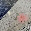 Crochê Feito à Mão Flor Acabada Orvalho Flor Micro Flor Flor Artificial Arranjo de Flores Feito à Mão com Decoração de Flores Ornamentos de Flores Arranjo de Flores