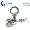 304 aço inoxidável parafuso de elevação do anel fixo O-parafuso M3M4M5M6M8M10M12M16-M24