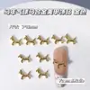 Produtos do Ano Novo do Cavalo: Decorações de Arte para Unhas em Liga de Zinco com Zodíaco Cavalo da Sorte, Decorações DIY para Unhas "Fique Rico Instantaneamente"