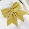 Decoraciones Navideñas Lazo Navideño Algodón Perla Polvo Dorado Lazo Colgante Adorno Árbol de Navidad Accesorios de Decoración Colgante