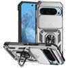 Capa para celular com janela de pressão para Google Pixel 9/9 Pro Sergeant, nova e aplicável em toda a fronteira, com suporte para Google e resistente a quedas