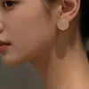 Aretes de Tachuela Coloridos con Forma de Bollo para Mujer 2026 Estilo Nuevo Pendientes de Color Caramelo de Gama Alta Dulces y Versátiles Pendientes para el Día a Día Modernos