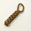 Colgante de Cuerda Trenzada Hecho a Mano Transfronterizo Color Caramelo Colgante de Bolso de Cuerda Trenzada Nudo de Espiga de Trigo Colgante Creativo para Mochila Llavero
