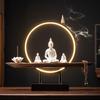 Cerámica del sudeste asiático Estatuas de Buda Sakyamuni Amitabha Buda Maestro de la Medicina Estatuas de Buda Bodhi Adornos de incienso Lámpara