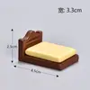 Móveis miniatura chineses móveis de casa de boneca decoração de micro paisagem sofá de simulação mesa de cabeceira banquinho dispensador de água pequeno