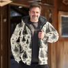 Nueva Chaqueta Acolchada de Algodón Punk de Invierno 2024 para Hombre Cárdigan con Estampado Digital Chaqueta Acolchada de Algodón Urbana a la Moda con Capucha