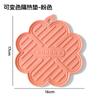Nuevo Tapete Aislante Suave de Goma Cambia de Color Sensible al Calor, Mantel Individual, Tapete para Ollas, Posavasos, Tapete de Mesa Anti-Quemaduras para Cazuelas de Cocina, Tapete Resistente a Altas Temperaturas