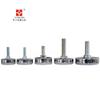 Accesorios de muebles de hardware directos de fábrica, base de pie ajustable fija de plástico, tapete de pie ajustable antifricción, tapete para pies de mesa y silla