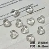 Contas Soltas de Vidro Checo Branco Transparente Puro Raposa de Nove Caudas Pata de Urso Pixiu com Furo Acessórios Semi-Acabados para Pulseira DIY