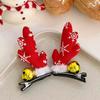2023 nuevo clip de alce navideño para niñas, diadema navideña europea y americana, accesorios para el cabello con joyas para niños