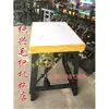 Máquina de costura de mesa de cabeça dupla/motor duplo 75 fio de cobre alto motor de 90 watts motor duplo de 120 watts máquina de costura de ponto reto quadro duplo