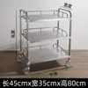 Carrito de Acero Inoxidable Carrito Pequeño Clínica Quirófano Salón de Belleza Almacenamiento Dental Carrito de Herramientas Otro Otro
