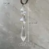 Cortina de Cuentas Colgantes de Cristal Cortina de Puerta Decoración Cadena de Cuentas para Boda Bola de Cristal con Cuentas Tira Larga de Iluminación Accesorios DIY