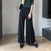 Pantalones anchos Miyake para mujer, básicos, holgados, irregulares, elegantes, adelgazantes, combinables, informales.