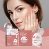Jaysuing Mascarilla Hidratante de Colágeno Cuidado Suave de la Piel Nutritiva e Hidratante Mascarilla Suavizante e Hidratante Facial