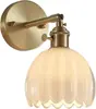Luminária de parede retrô estilo japonês, iluminação floral, luminária de vidro, lustre de abóbora minimalista nórdico wabi-sabi para sala de jantar, balcão de bar e ilha