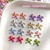Novos Acessórios de Arte para Unhas Desenho Animado Cachorro Balão Fofo Tridimensional Colorido Coroa Cachorrinho Resina DIY Decorações de Unhas Usáveis