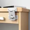 (Modelo Plano) Cerradura Giratoria Anti-Apertura para Puertas de Refrigerador y Gabinetes, Cerradura de Seguridad para Niños