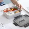 Caja de plástico transfronteriza para mantener la frescura, refrigerador, microondas, lonchera para estudiantes y oficinistas.