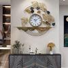 Reloj de pared moderno y lujoso, reloj de pared creativo de moda para sala de estar, reloj de pared simple, decoración del hogar, colgante de pared electrónico