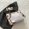 Bolsa Nueva Otoño e Invierno 2025 Bolsa de Hombro de Moda con Estampado de Oso de Dibujos Animados Bolso Tote de Gran Capacidad para Mujer Bolso de Hombro para Mujer