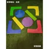 Pegatinas de Posicionamiento Cuadradas Marcadores de Cancha de Fútbol Baloncesto Tenis Marcadores en Forma de L Pegatinas de Piso Línea Punto de Referencia en Ángulo Recto