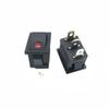 Interruptor de lâmpada olho de gato KCD1 12V 24V LED interruptor basculante 15*21mm interruptor de alimentação olho de gato