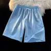 Pantalones de Playa Talla Grande M-XL para Hombre, Pantalones de Natación Sueltos de Secado Rápido Talla Grande, Pantalones de Tres Cuartos para Baño en Aguas Termales