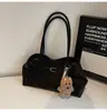Bolsa Cesta de Legumes Suede Grande Capacidade Retro Outono e Inverno para Mulheres 2025 Nova Moda Casual Roupas de Trabalho Bolsa de Ombro Bolsa Tote
