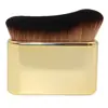 Brocha de Maquillaje, Brocha para Base de Maquillaje, Brocha para Contorno de Cerdas Suaves, Sin Marcas, Brocha para BB Cream sin Polvo, Herramienta de Maquillaje Grande Ondulada, Individual Transfronterizo