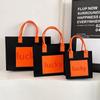 Bolsa de Fieltro Regalo Corporativo Bolso de Mano de Fieltro Bolso de Fieltro de Moda Bolso Tote de Fieltro Pequeña Bolsa de Mano de Fieltro Personalizado