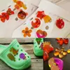Molde de Resina Cristal DIY Papoula Charms para Tamanco Flor Arco-íris Coroa Patch Molde de Silicone