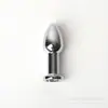Tapón Anal de Cola de Zorro Artificial Bola de Pelo de Conejo Artificial Tapón Anal Desmontable Tapón Anal Metálico de Trastienda Juguete Sexual para Adultos