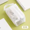 Bolso de maquillaje portátil transparente de gran capacidad, moderno, neceser, bolsa de almacenamiento, bolso de maquillaje de viaje, bolsa de almacenamiento