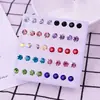Aretes de Resina de Grado Médico con Diamantes Brillantes al por Mayor de Plástico Libre de Alérgenos Joyería para Orejas Transparente para Orejas Sensibles con un Toque de Lujo