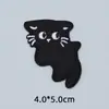 Pegatinas de Tela Bordadas de Dibujos Animados, Pegatinas Decorativas de Mascotas Animales Lindas Hechas a Mano DIY sin Coser, Parches para Agujeros de Ropa sin Planchar