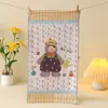 Toalla Infantil de Gasa de Cuatro Capas Jacquard de Dibujos Animados Zhixiang Diversión Infantil Toalla Infantil Toalla Facial Pequeña Toalla Absorbente de Sudor Souvenir al por Mayor
