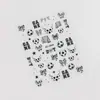 Pegatinas para Uñas Temáticas del Mundial Estilo Ins Polvo Brillante de Colores Decoración para Uñas de Fútbol del Mundial Pegatinas DIY
