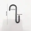 Gancho de Cocina Transfronterizo al por Mayor del Fabricante, Ganchos para Artículos del Hogar, Ganchos Toffin Negros Modernos Simples, Ganchos Autoadhesivos de Montaje en Pared