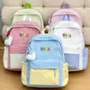 Mochila Pequeña Fresca Color Verde Melón para Estudiantes, Adecuada para Clases en el Campus, Estudio de Fin de Semana en la Biblioteca y como Mochila Ligera