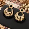 Pendientes Largos Bohemios Cuidadosamente Seleccionados para Mujer, Pendientes de Borla Acrílica Coloridos Retro, Estilo Étnico de Yunnan, Versátiles