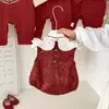 Traje de verano para el primer cumpleaños del bebé, mameluco rojo estilo chino para bebés, celebración del primer mes del recién nacido, celebración de los 100 días y ceremonia del primer cumpleaños