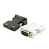HDTV fêmea para VGA macho para conversor de decodificador de laptop conector hdmi para vga com cabo de áudio