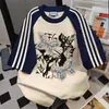 2026 Verão Nova Marca Ins Tendência Camiseta Manga Curta com Três Listras Unissex Estilo College Casal Versátil Top Tendência