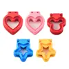 Molde de Sanduíche de Aço Inoxidável Transfronteiriço Selagem de Borda Molde de Pão de Bolso Doméstico DIY Molde de Torrada Molde de Biscoito para Assar