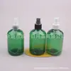 Botella Atomizadora de Perfil Bajo 280ml Verde Botella Recargable con Atomizador Botella de Rocío Puro Botella para Tónico Botella de Perfume Botella con Atomizador de Presión